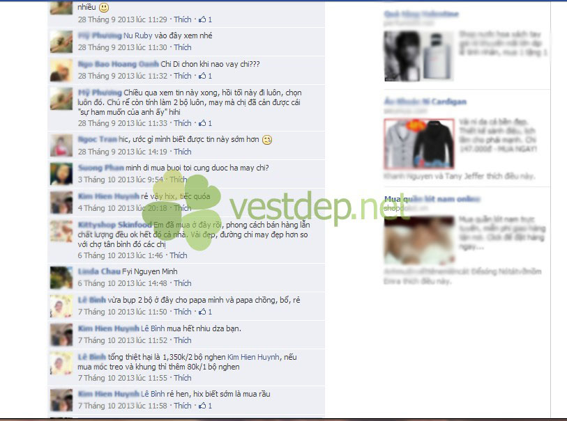 đánh giá vest đẹp