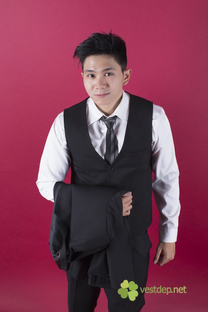 Áo gi lê nam đen
