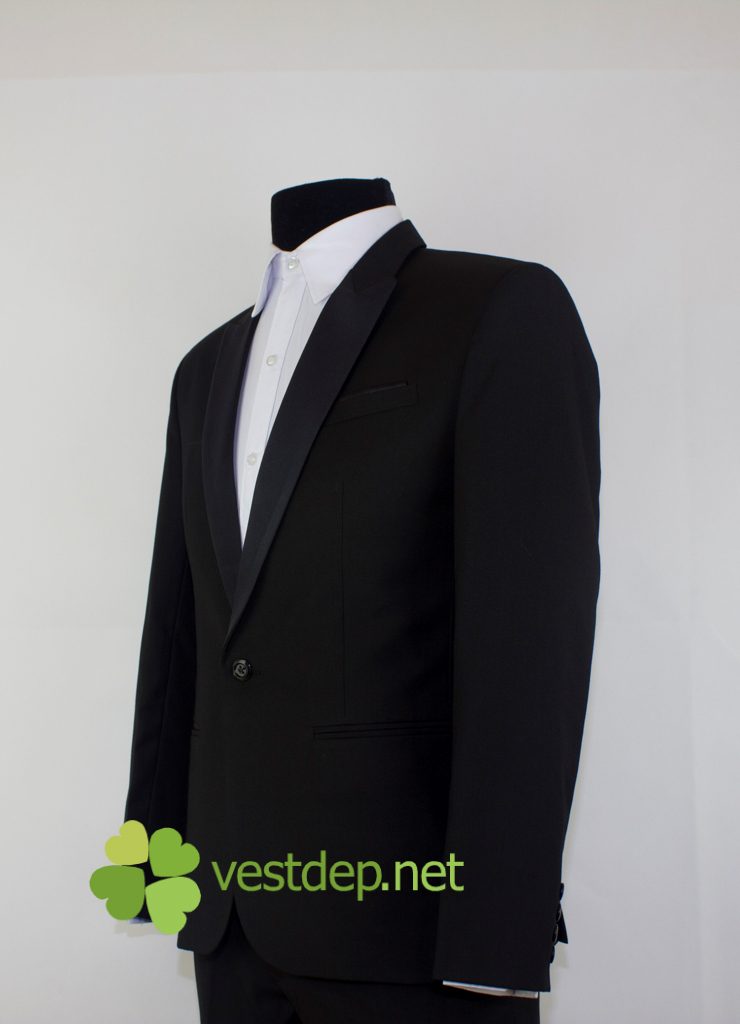 vest cưới màu đen