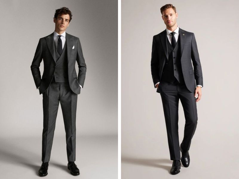 Vest nam Hàn Quốc công sở phối sneaker trắng phong cách smart casual