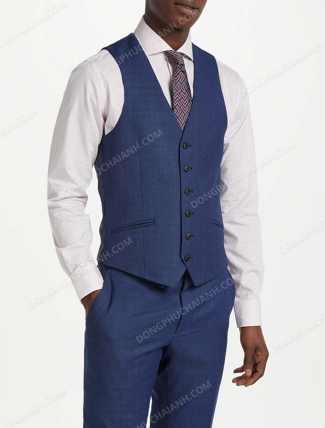Lookbook vest gile nam công sở hiện đại 2025