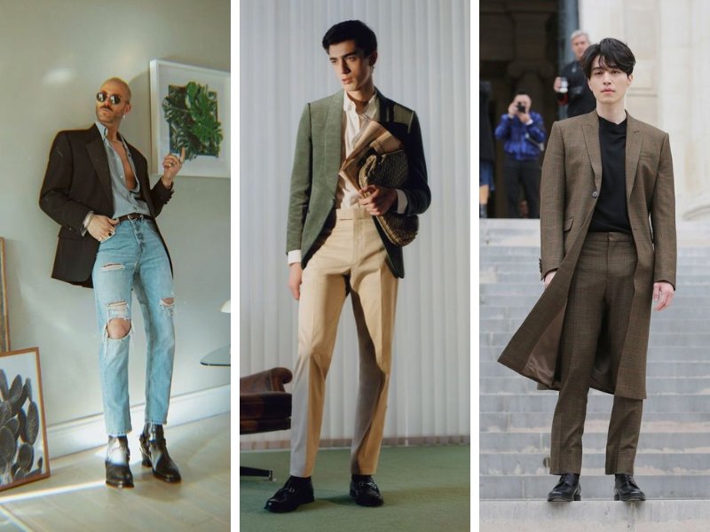 Street style Hàn Quốc với áo vest nam oversize trẻ trung