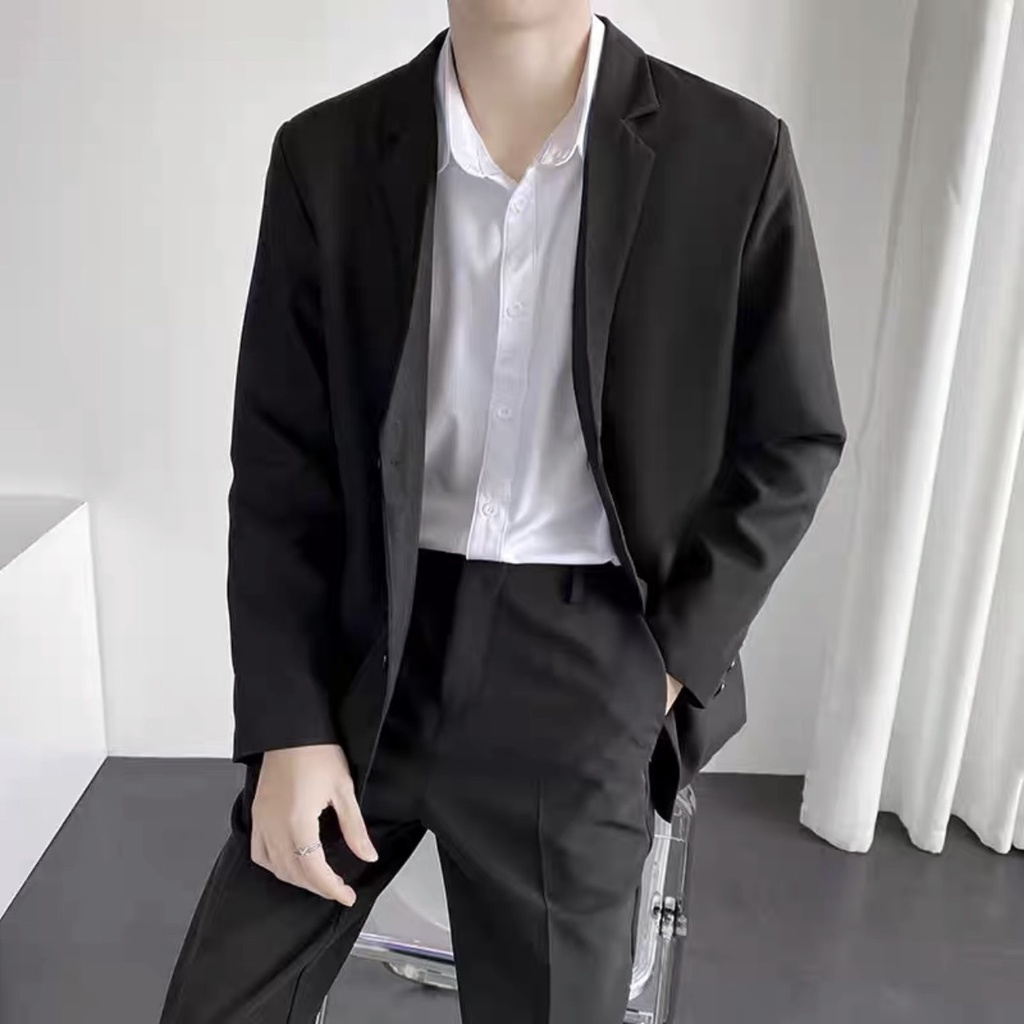Áo vest nam oversize phong cách Hàn Quốc kết hợp quần jeans