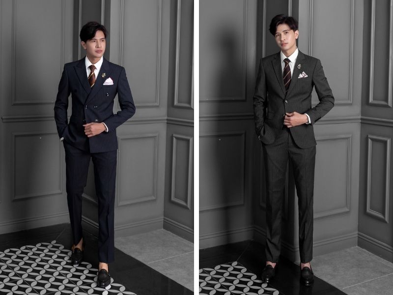 Bộ vest nam may đo cao cấp tại tiệm may hiện đại