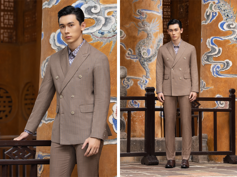 Phong cách street style với vest vintage dáng rộng