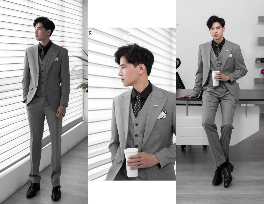 Suit nam phong cách Ý bằng vải linen nhẹ nhàng