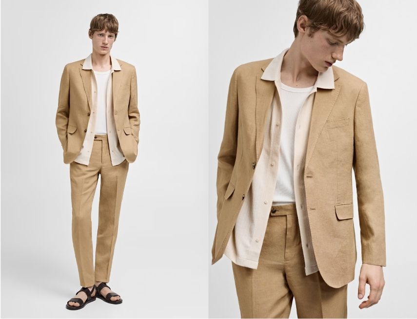 Suit street style Boss trẻ trung mix cùng sneaker