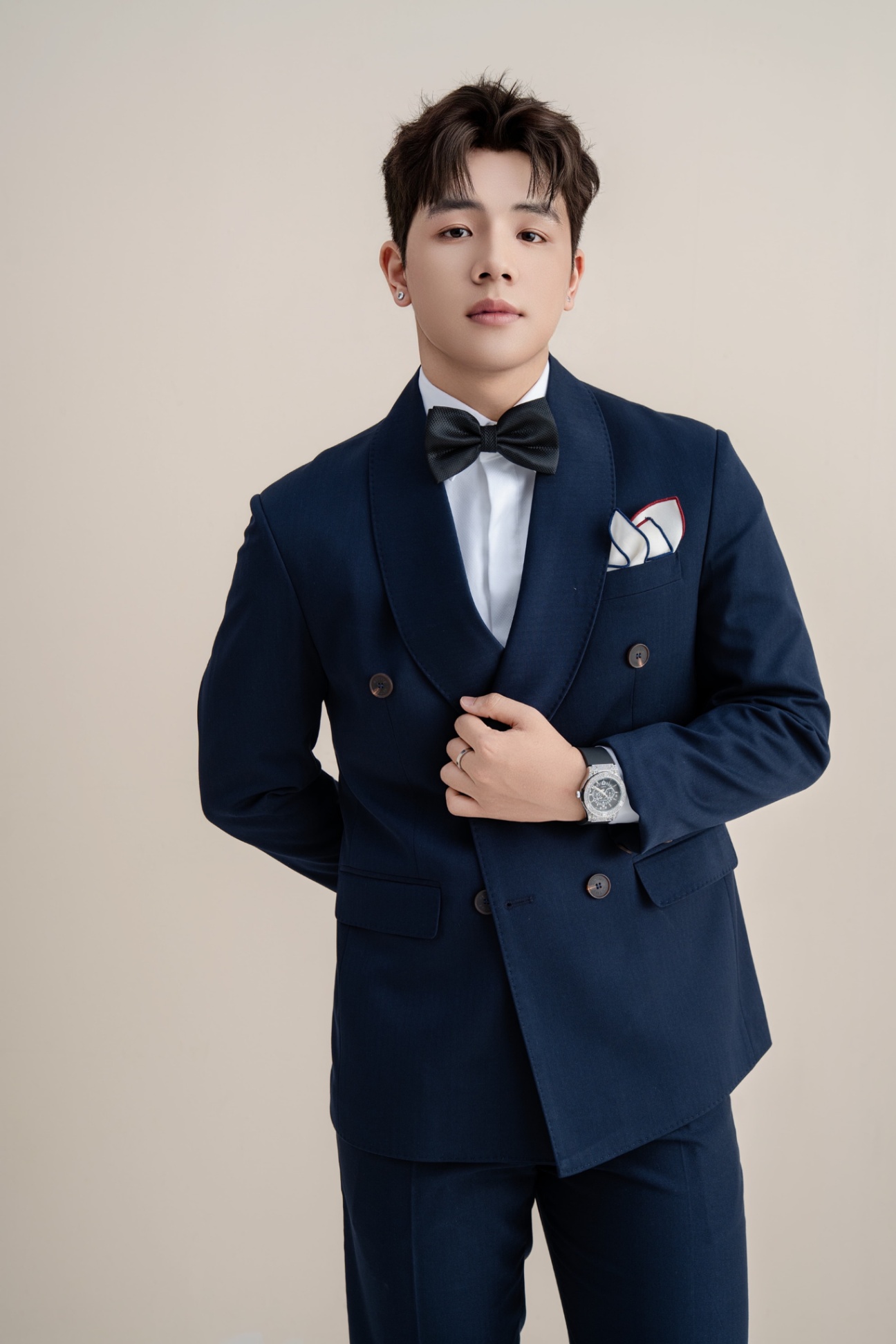 Vest slim fit công sở nam hiện đại