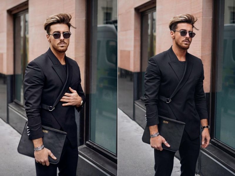 Lookbook áo vest cách điệu oversize kết hợp sneaker