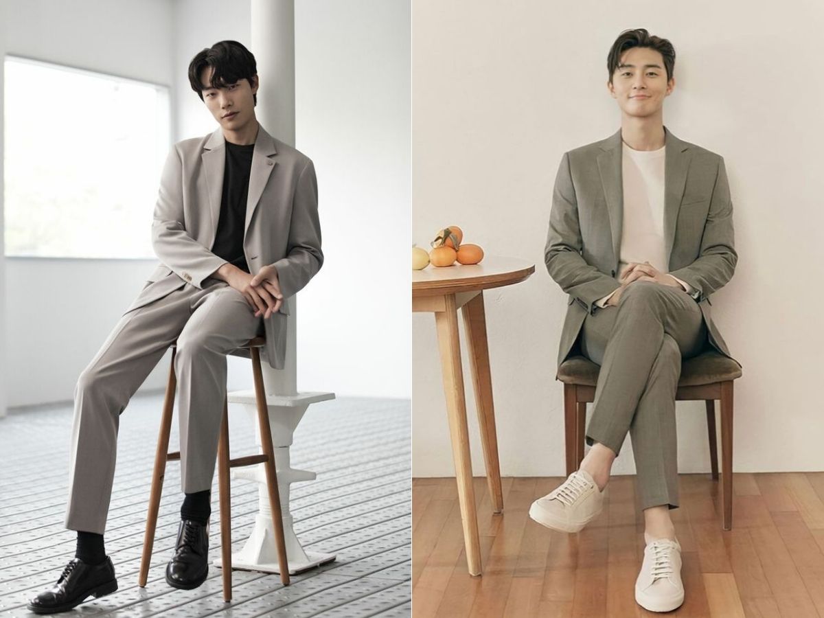 Vest nam kết hợp sneaker phong cách smart casual