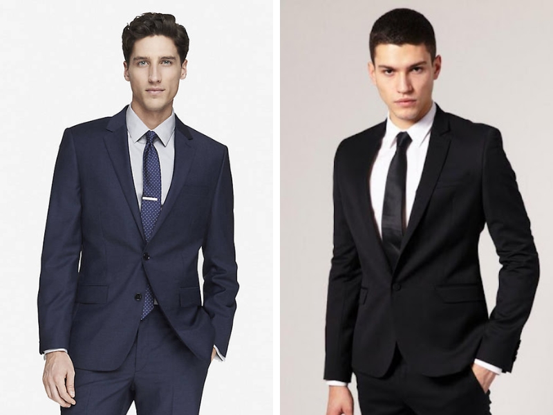 Vest 2 cúc giúp cân đối vóc dáng cho quý ông gầy