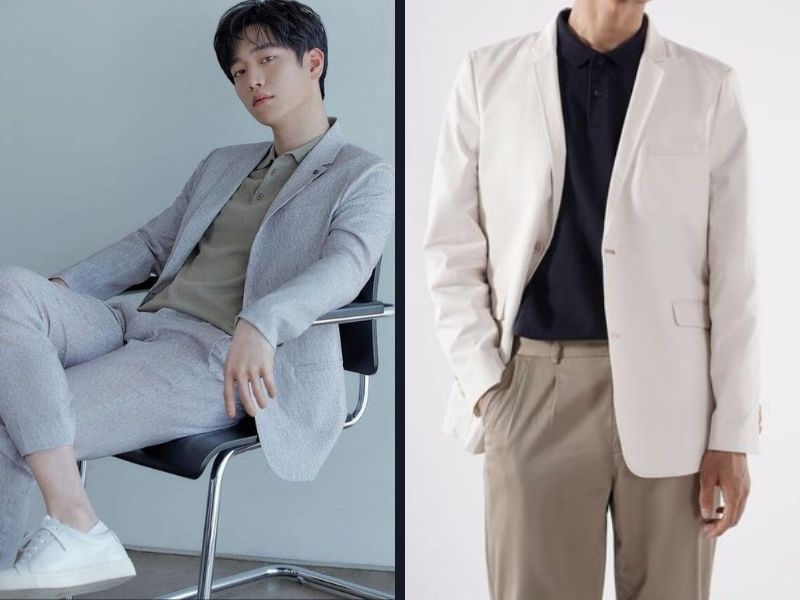 Vest oversize phong cách Hàn Quốc kết hợp áo thun trắng trẻ trung